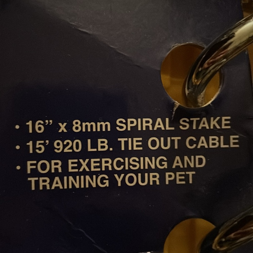 🐕 NWT Outdoor Crazy Canine tie-out stake combo 🐶 - Picture 5 of 7